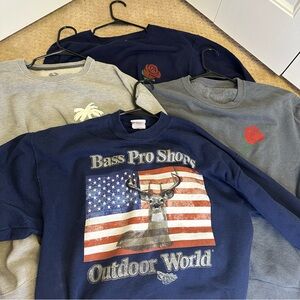 Assortment of 4 Crewneck Sweatshirts